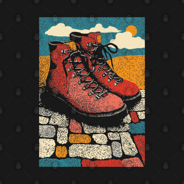 Worn Hiking Boots | An Adventurer's Gear by TuncGK