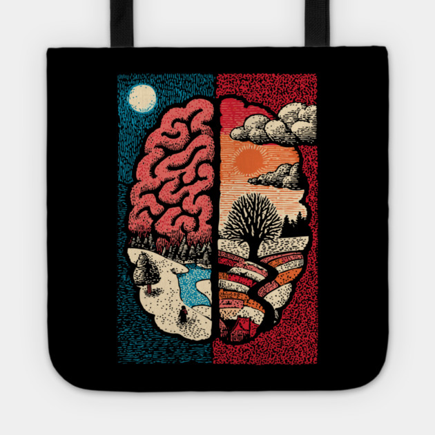 A Mindful Brain | Nature and Consciousness Tote by TuncGK
