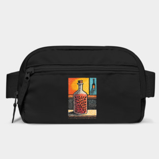 A Thought in a Bottle | Surreal Metaphysical Art Bag