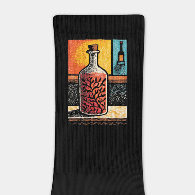 A Thought in a Bottle | Surreal Metaphysical Art by TuncGK