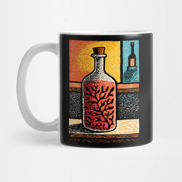 A Thought in a Bottle | Surreal Metaphysical Art by TuncGK