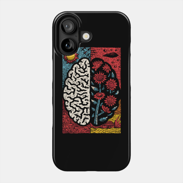 A Blooming Mind | Mental Health Growth Art Phone Case by TuncGK
