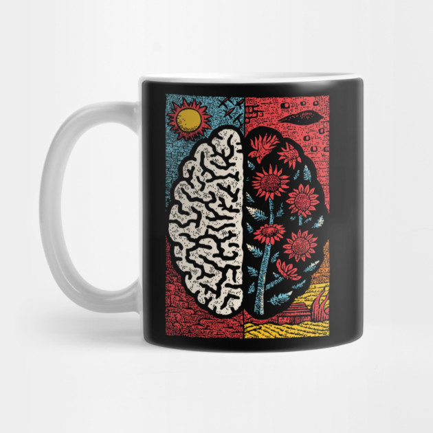 A Blooming Mind | Mental Health Growth Art by TuncGK