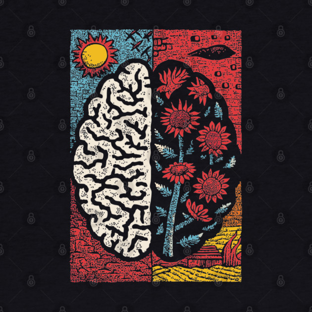 A Blooming Mind | Mental Health Growth Art by TuncGK