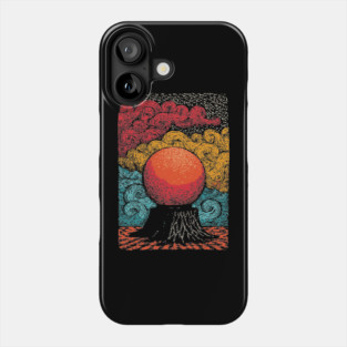 The Heart of the World | Surreal Tree of Life Orb Phone Case