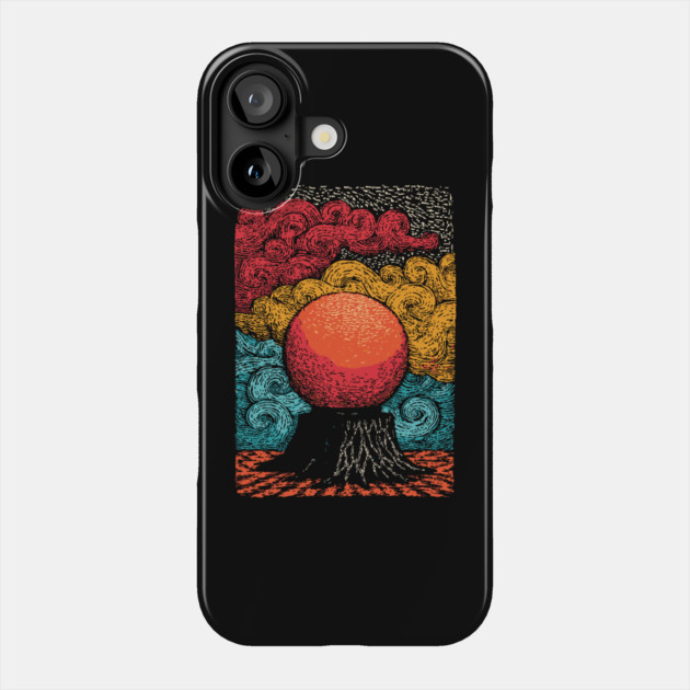 The Heart of the World | Surreal Tree of Life Orb Phone Case by TuncGK