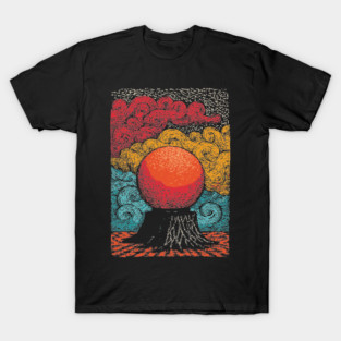 The Heart of the World | Surreal Tree of Life Orb T-Shirt