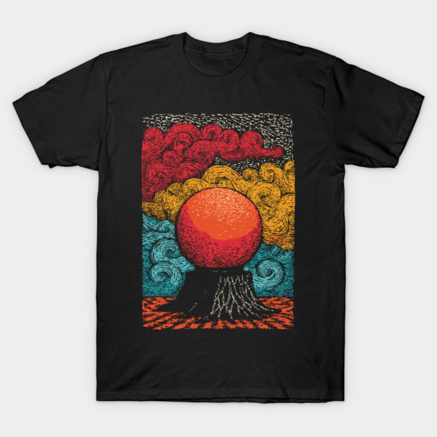 The Heart of the World | Surreal Tree of Life Orb T-Shirt by TuncGK