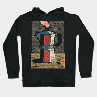 Stovetop Moka Pot | Italian Coffee Maker Art Hoodie