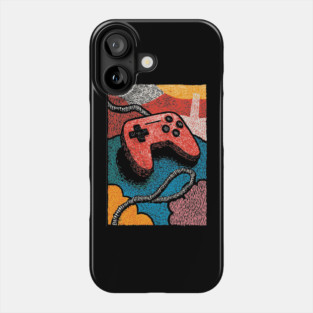Retro Game Controller | Psychedelic 90s Gamer Art Phone Case