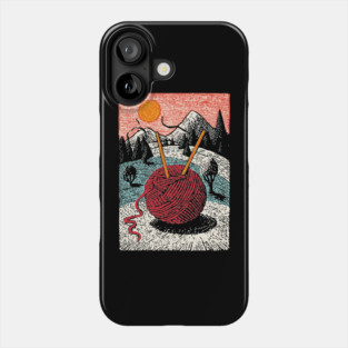 Cozy Ball of Yarn | A Knitter's Hygge Life Phone Case