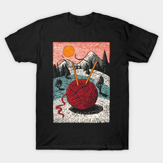 Cozy Ball of Yarn | A Knitter's Hygge Life T-Shirt by TuncGK