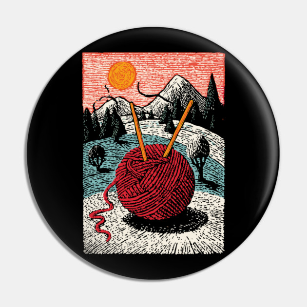 Cozy Ball of Yarn | A Knitter's Hygge Life Pin by TuncGK