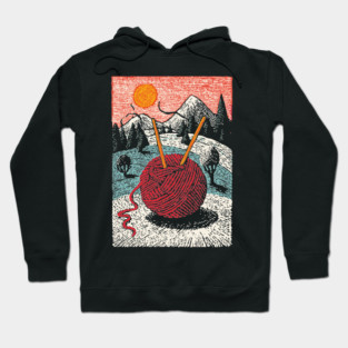Cozy Ball of Yarn | A Knitter's Hygge Life Hoodie