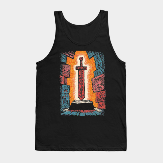 Legendary Magic Sword | Fantasy Gamer Item Tank Top by TuncGK