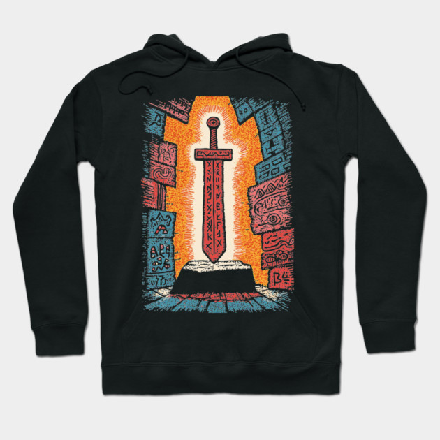 Legendary Magic Sword | Fantasy Gamer Item Hoodie by TuncGK