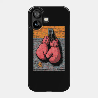 Vintage Boxing Gloves | The Fighter's Spirit Phone Case