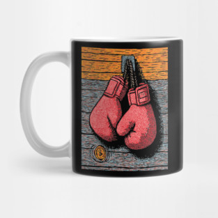 Vintage Boxing Gloves | The Fighter's Spirit Mug