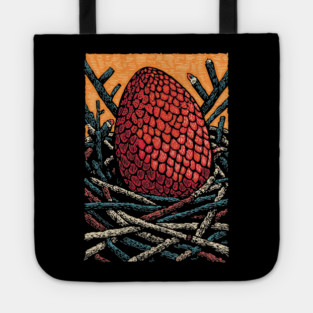 The Dragon's Egg | A Nest of Fantasy Fire Tote