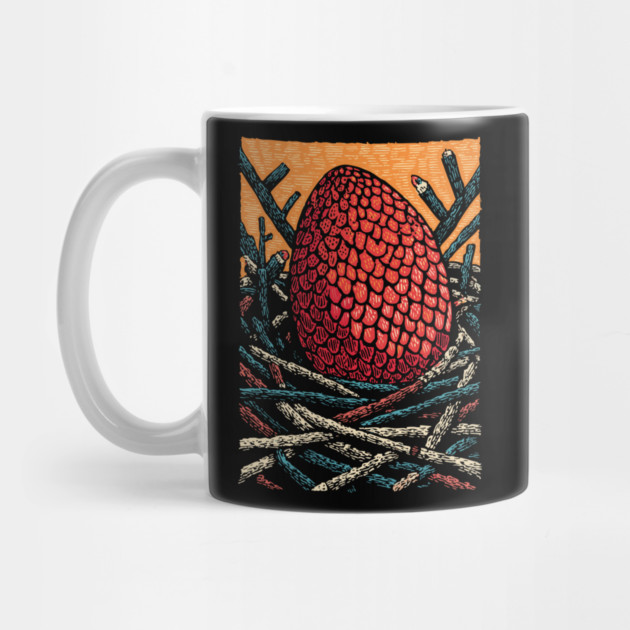 The Dragon's Egg | A Nest of Fantasy Fire by TuncGK