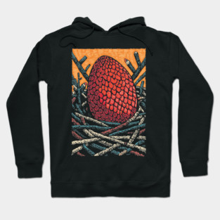 The Dragon's Egg | A Nest of Fantasy Fire Hoodie