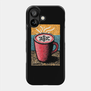 Cozy Winter Hot Cocoa | A Hygge Holiday Mug Phone Case