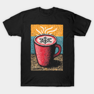 Cozy Winter Hot Cocoa | A Hygge Holiday Mug T-Shirt