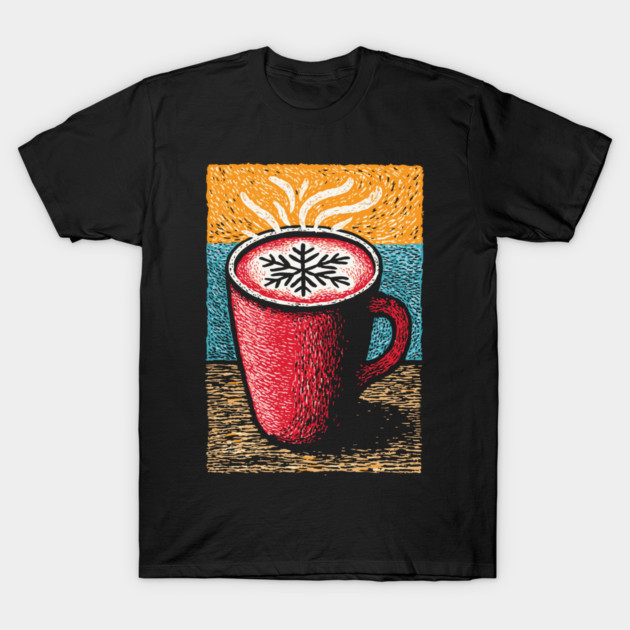 Cozy Winter Hot Cocoa | A Hygge Holiday Mug T-Shirt by TuncGK