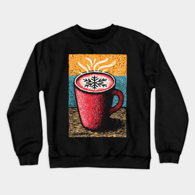 Cozy Winter Hot Cocoa | A Hygge Holiday Mug Crewneck Sweatshirt by TuncGK