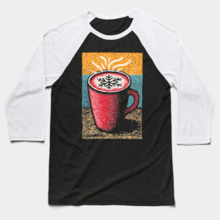Cozy Winter Hot Cocoa | A Hygge Holiday Mug Baseball T-Shirt