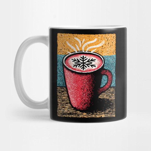 Cozy Winter Hot Cocoa | A Hygge Holiday Mug by TuncGK