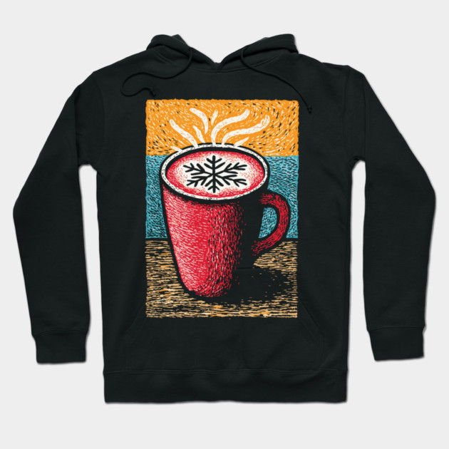 Cozy Winter Hot Cocoa | A Hygge Holiday Mug Hoodie by TuncGK