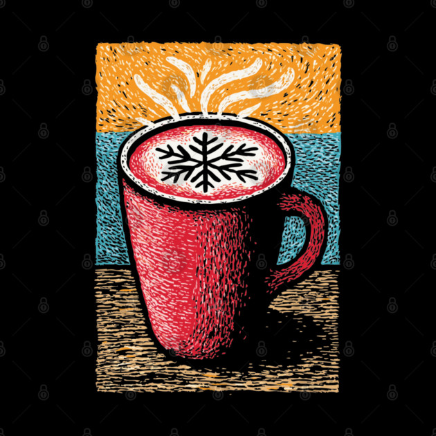 Cozy Winter Hot Cocoa | A Hygge Holiday Mug by TuncGK