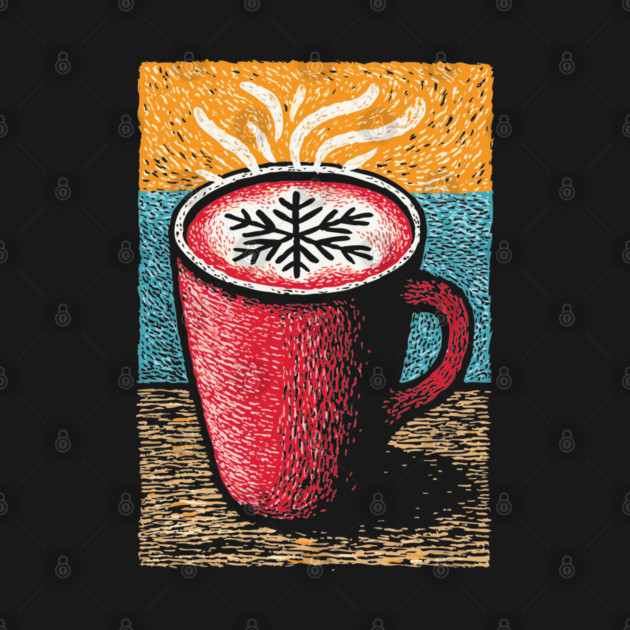 Cozy Winter Hot Cocoa | A Hygge Holiday Mug by TuncGK