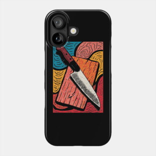 The Chef's Knife | A Foodie's Essential Tool Phone Case
