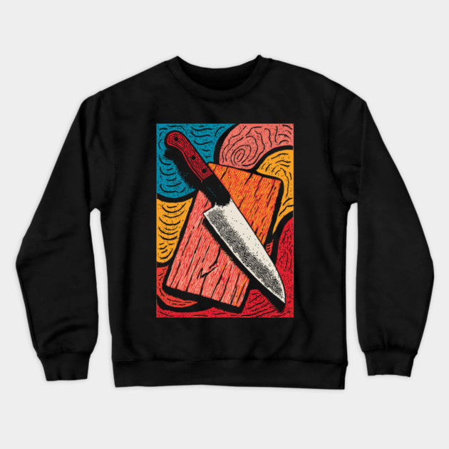 The Chef's Knife | A Foodie's Essential Tool Crewneck Sweatshirt by TuncGK