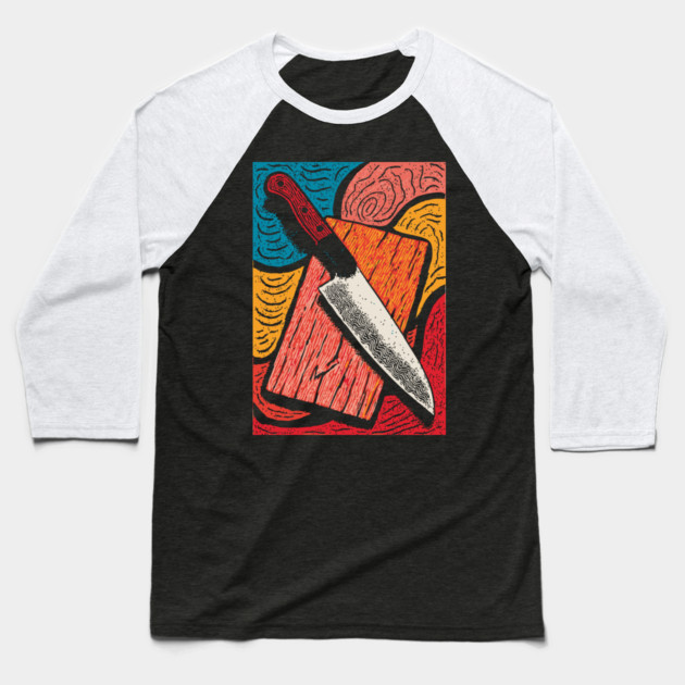 The Chef's Knife | A Foodie's Essential Tool Baseball T-Shirt by TuncGK