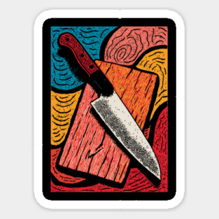 The Chef's Knife | A Foodie's Essential Tool Magnet