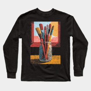 Illustrator's Art Markers | A Designer's Toolkit Long Sleeve T-Shirt