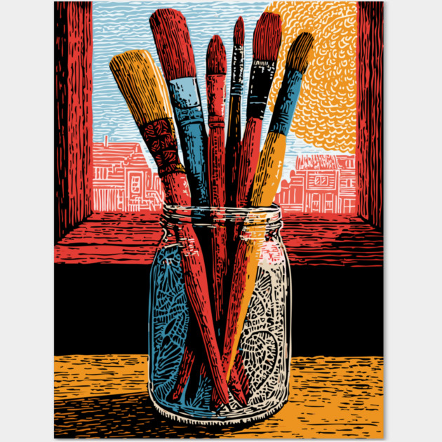 Illustrator's Art Markers | A Designer's Toolkit Wall Art by TuncGK