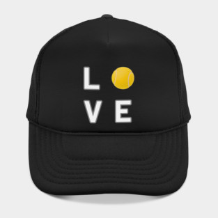 Tennis Ball Love Unique Sports Statement Piece Hat
