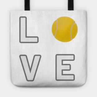 Tennis Ball Love Unique Sports Statement Piece Tote