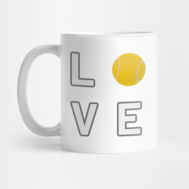 Tennis Ball Love Unique Sports Statement Piece by Art2Wear