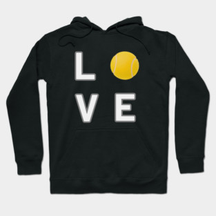 Tennis Ball Love Unique Sports Statement Piece Hoodie