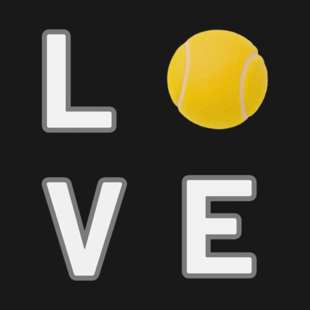 Tennis Ball Love Unique Sports Statement Piece by Art2Wear