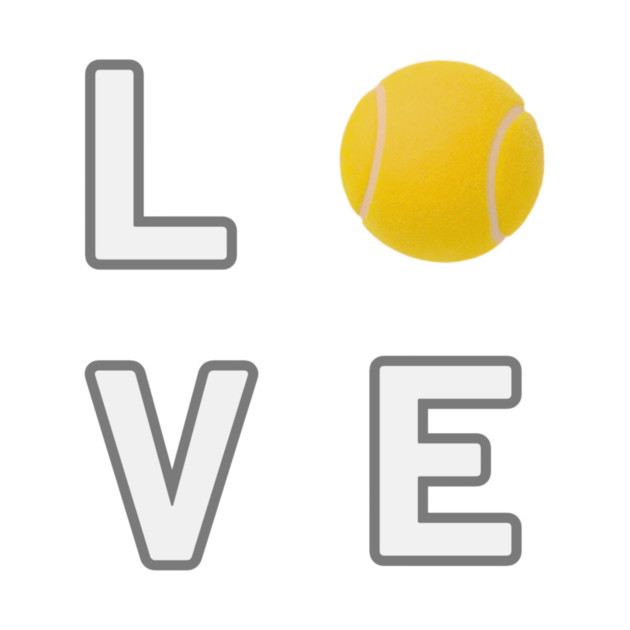 Tennis Ball Love Unique Sports Statement Piece by Art2Wear