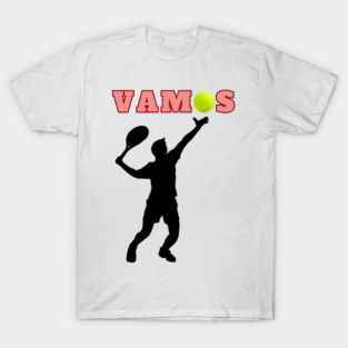 Tennis Player Vamos Tennis Lover Statement T-Shirt