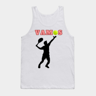 Tennis Player Vamos Tennis Lover Statement Tank Top