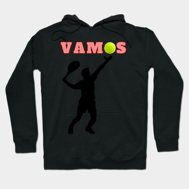 Tennis Player Vamos Tennis Lover Statement Hoodie by Art2Wear