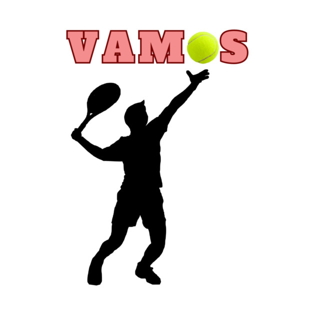 Tennis Player Vamos Tennis Lover Statement by Art2Wear